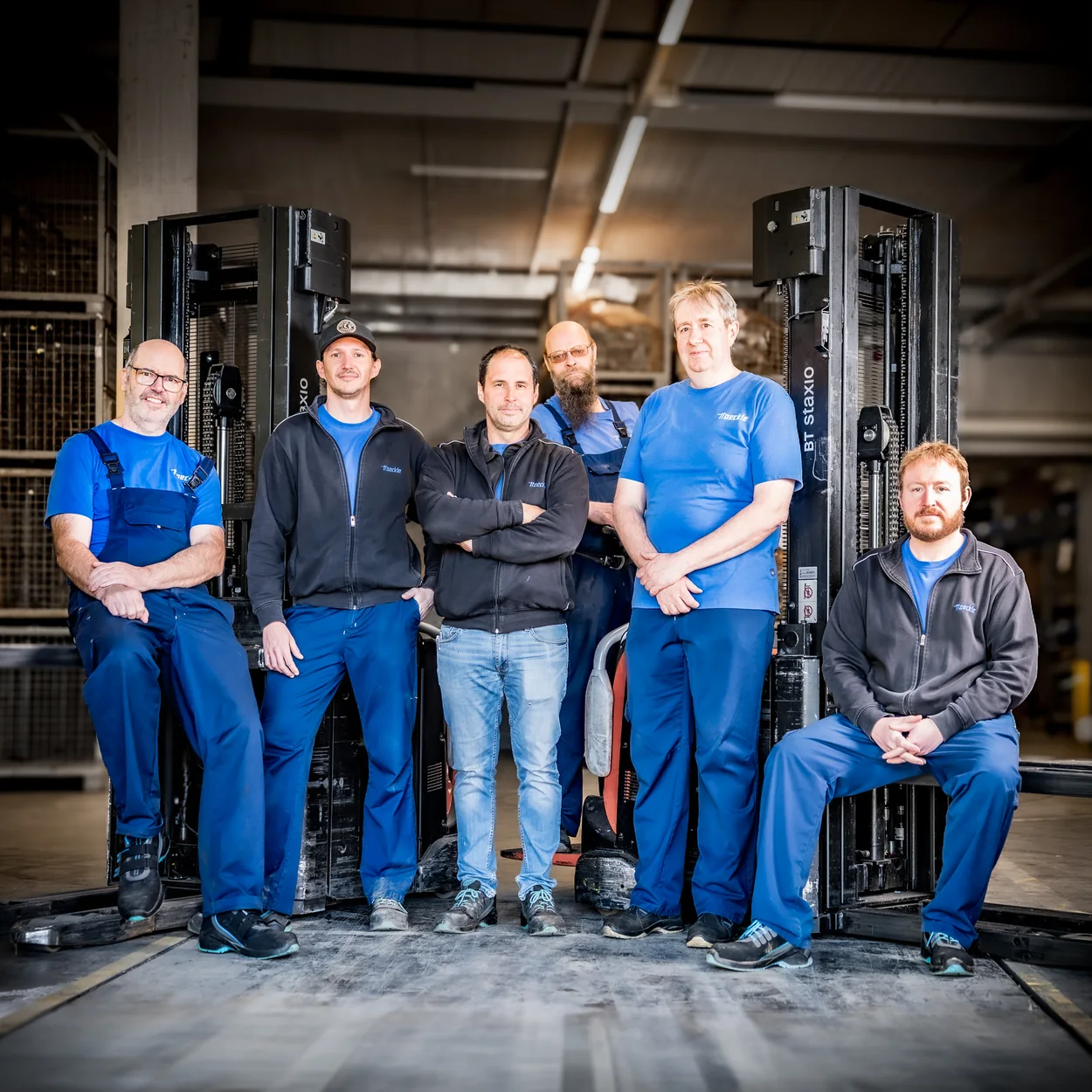 Team in der Logistik von Hoeckle